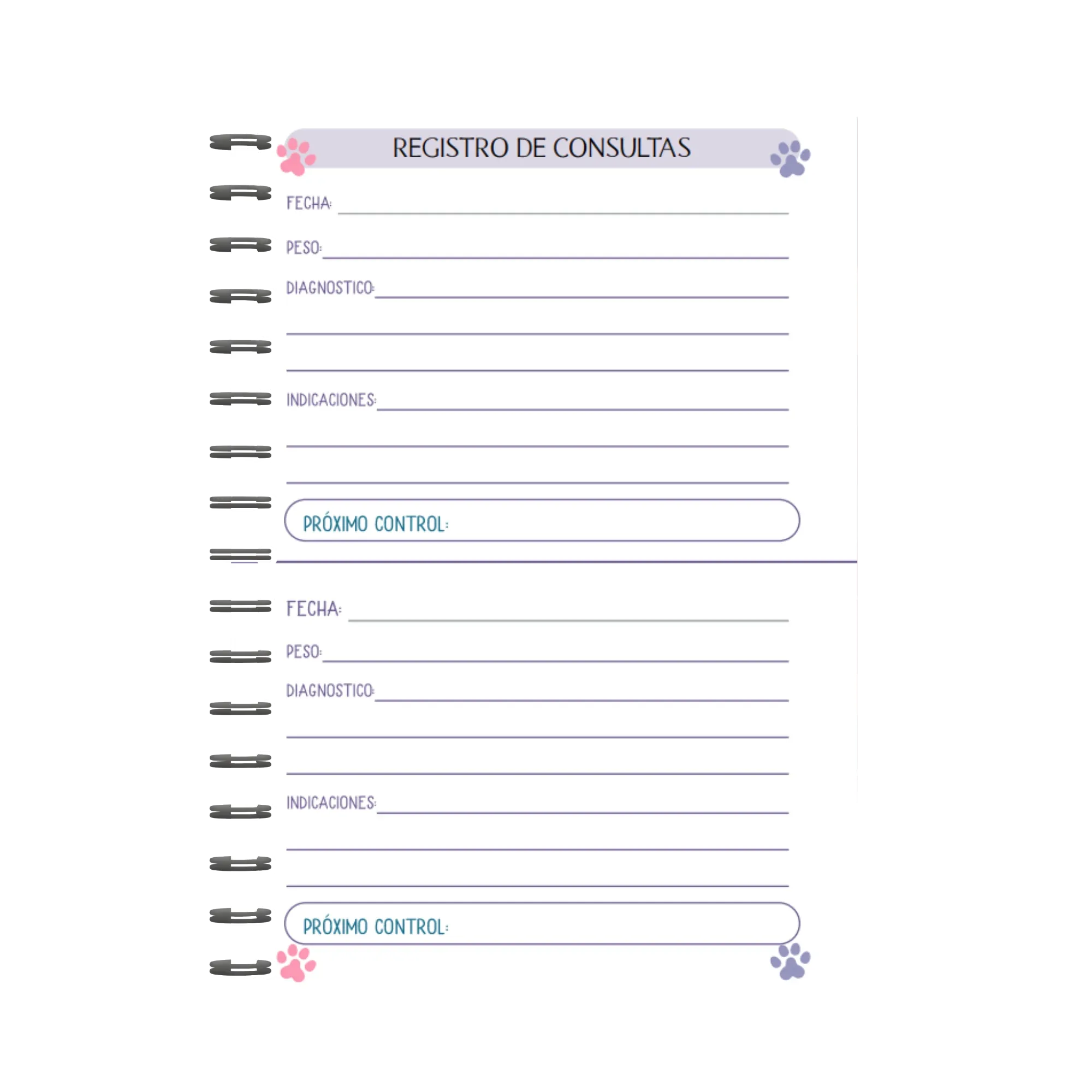 Control Veterinario — Kira