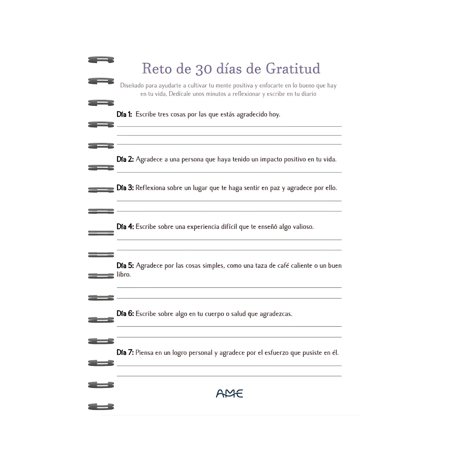 Diario de Gratitud — Lyra