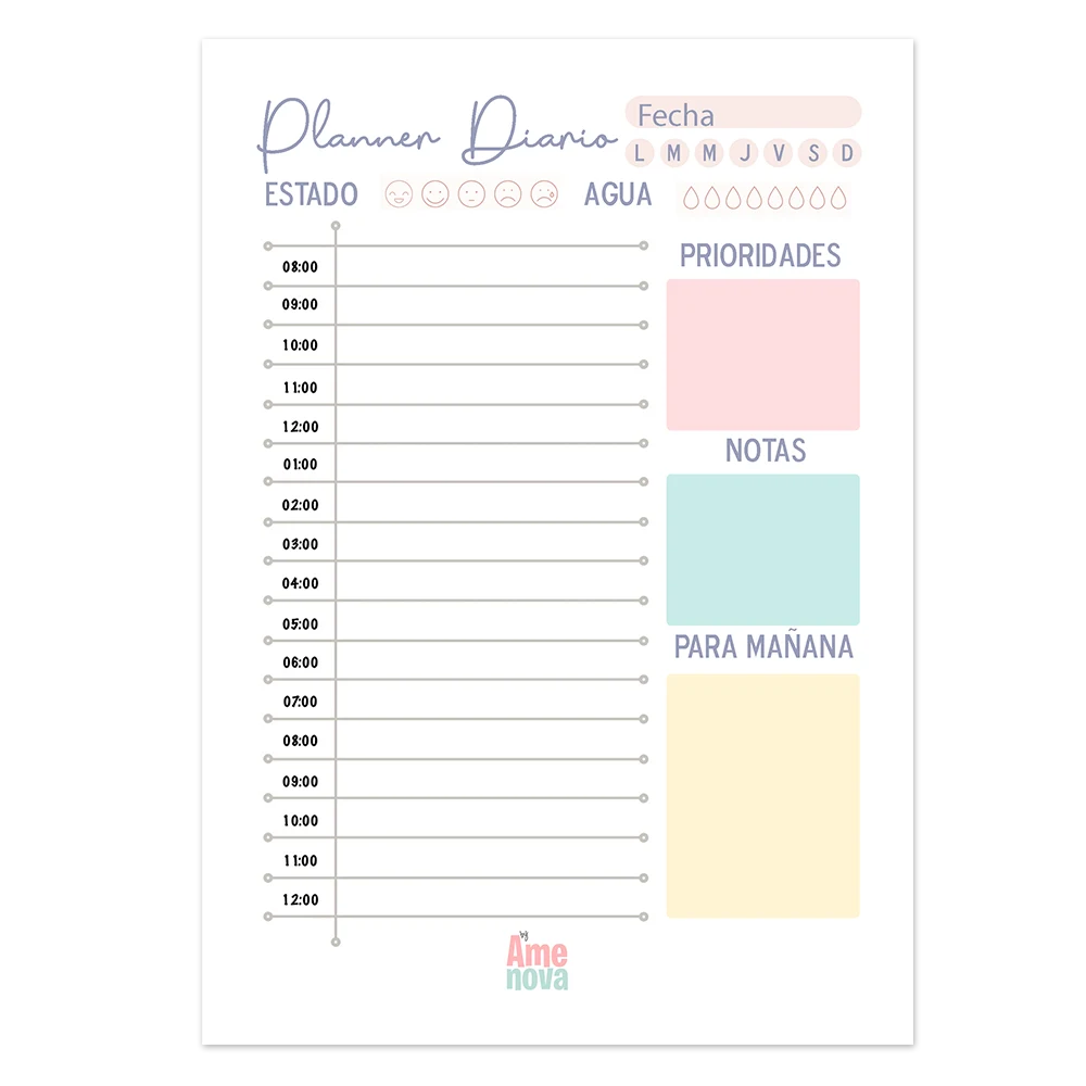 Planner Diario "PinkDay"