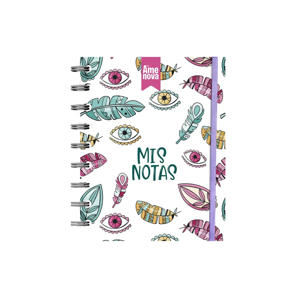 Libreta "Eyes and Feather"