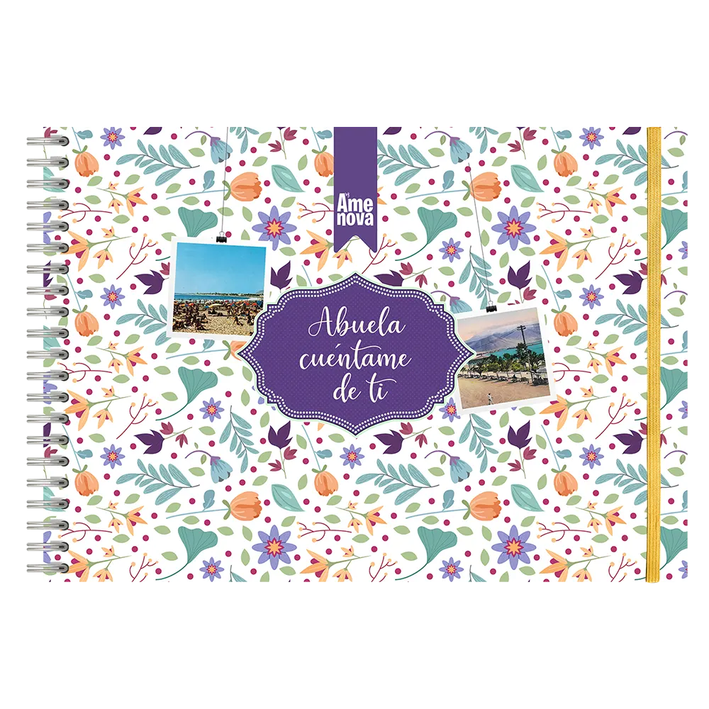 Abuela cuéntame de ti - Diseño Purple Memories