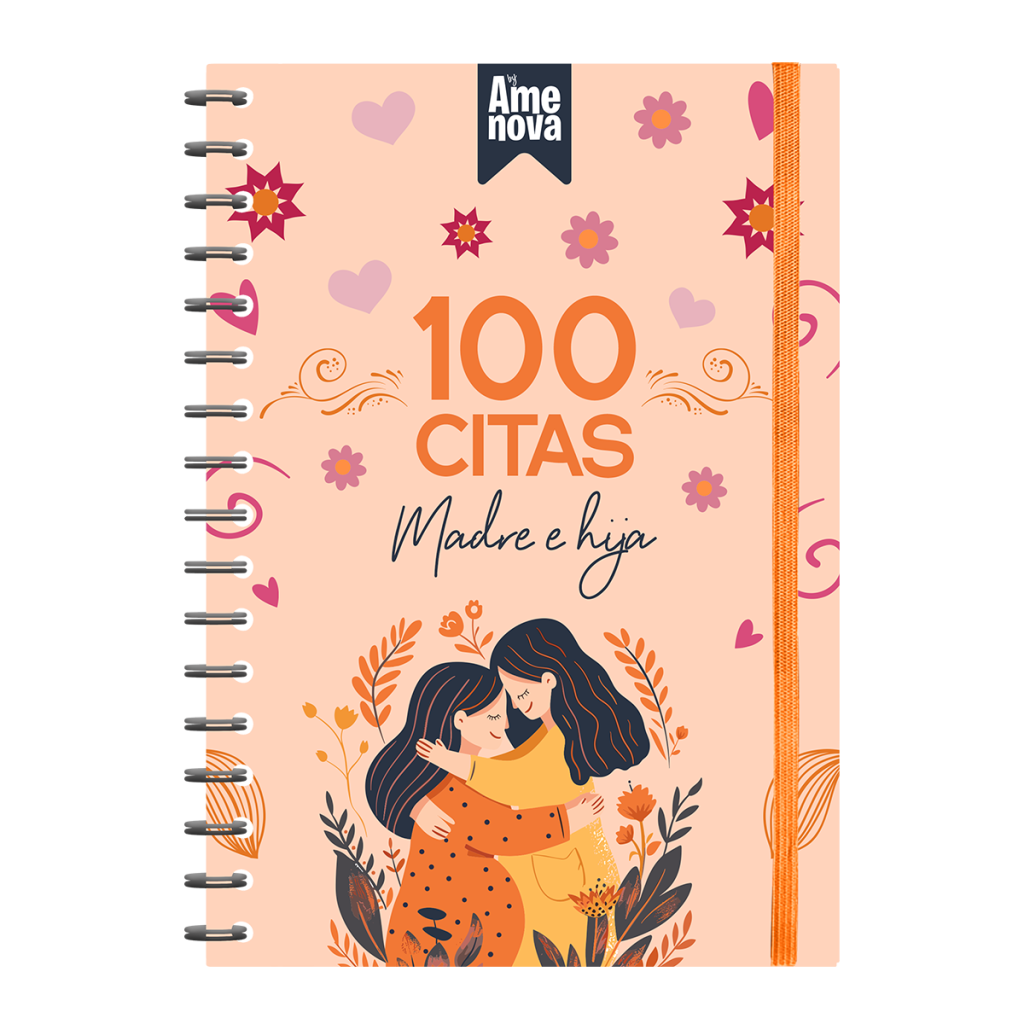 Álbum 100 Citas Madre e Hija diseño "Orange"