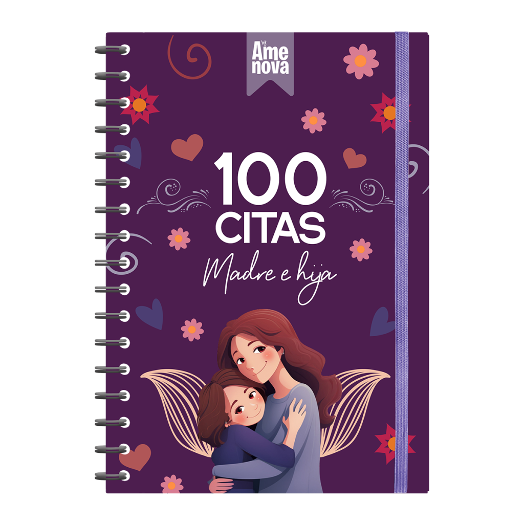 Álbum 100 citas Madre e Hija diseño "Purple"