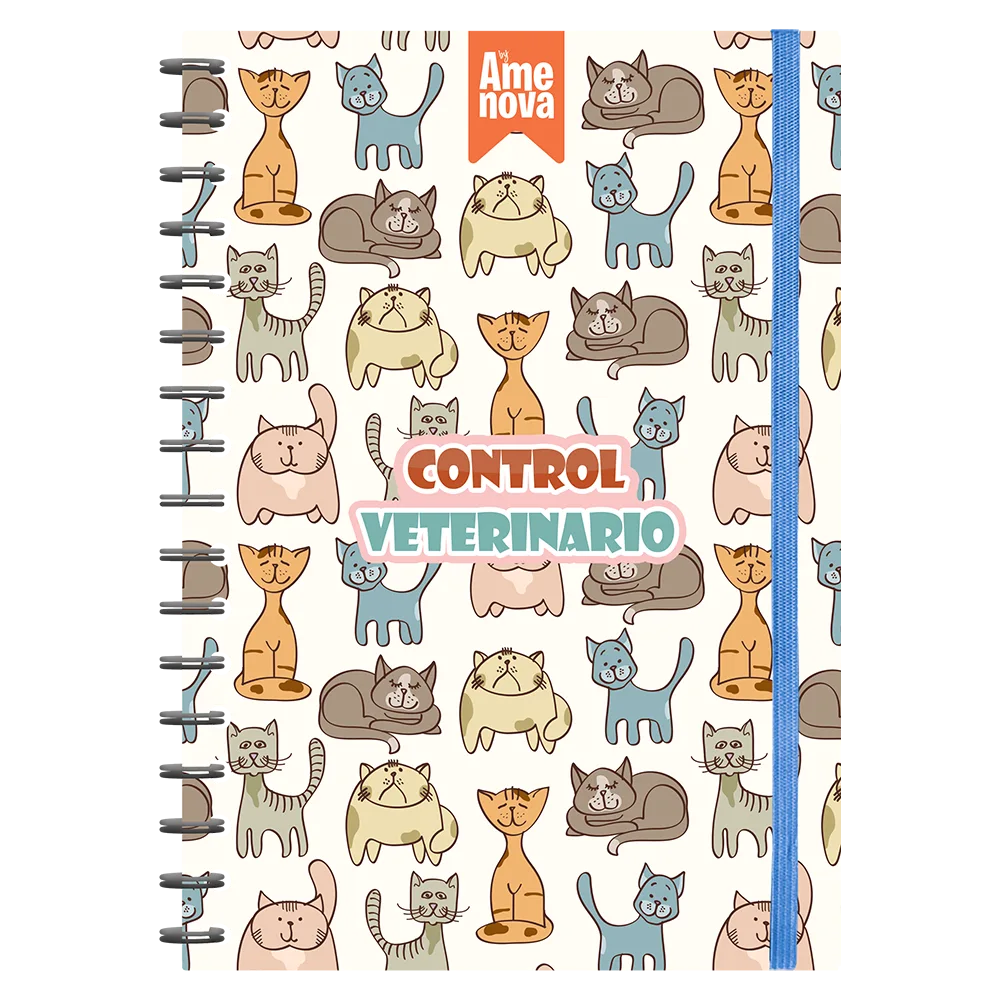 Control Veterinario diseño "Mi Gat@ saludable"