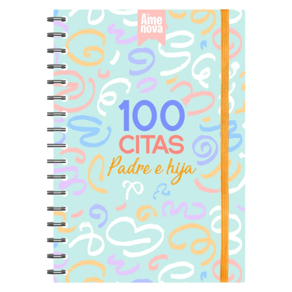 Álbum 100 citas Padre e Hija diseño "Light Blue"