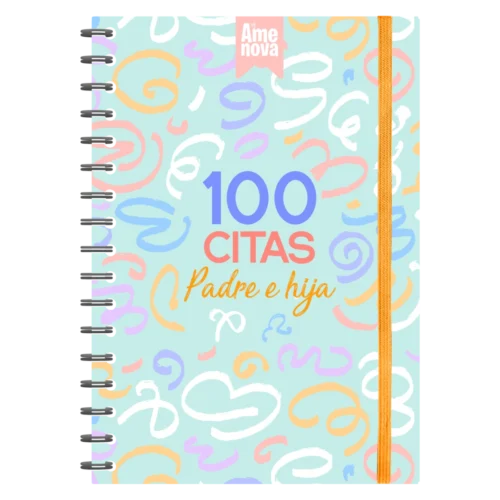 Álbum 100 citas Padre e Hija diseño "Light Blue"