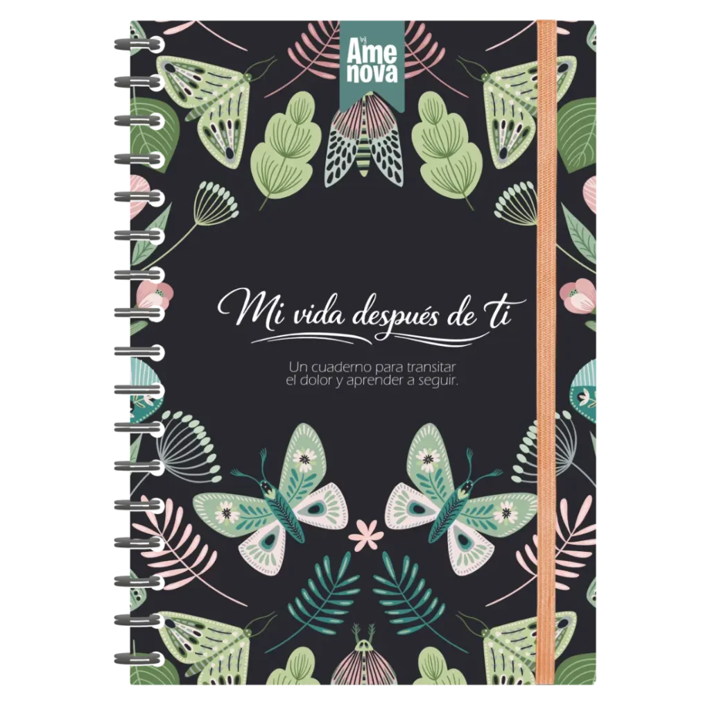 Diario de duelo Mi vida después de ti diseño Butterfly