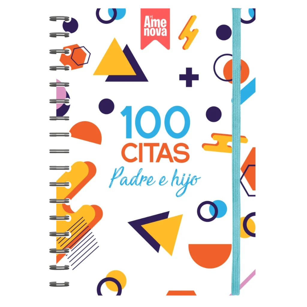 Álbum 100 citas Padre e Hijo diseño "GreenBlue"
