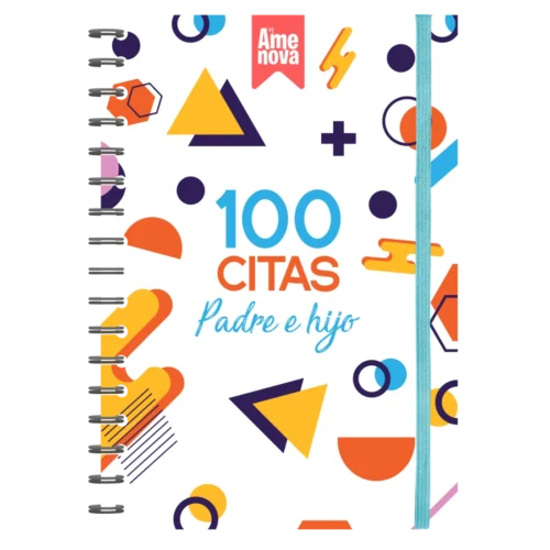 Álbum 100 citas Padre e Hijo diseño "GreenBlue"