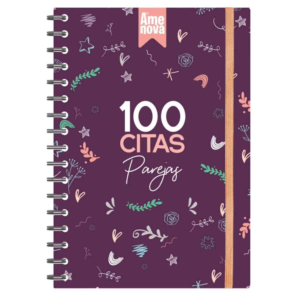 Álbum 100 citas Parejas diseño "PurpleLove"