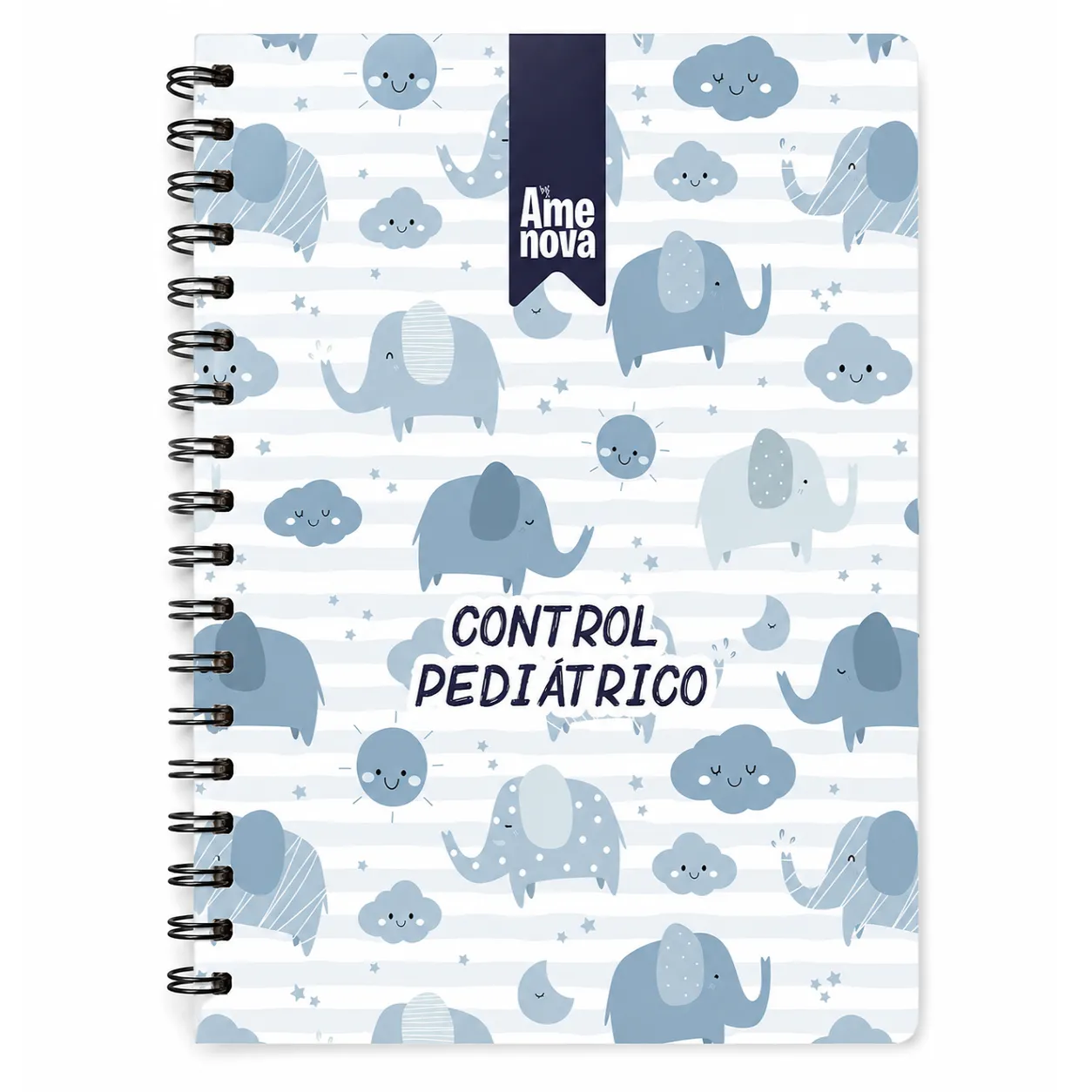 Control Pediátrico Elefantitos Celestes entre Nubes
